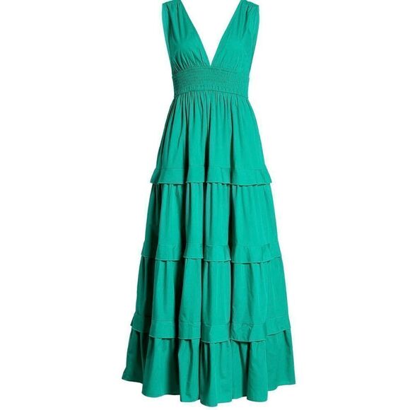 Chelsea28 Green Maxi Dress - Picture 3 of 9